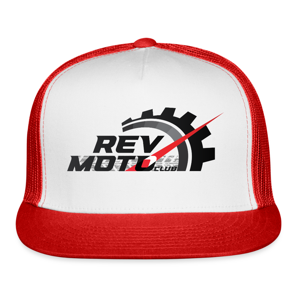 Trucker Hat - white/red