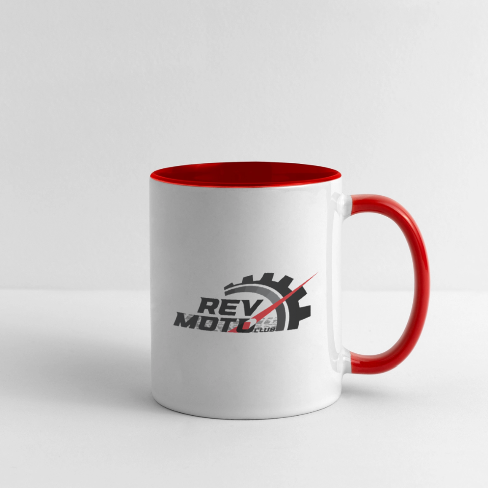 Contrast Coffee Mug - white/red