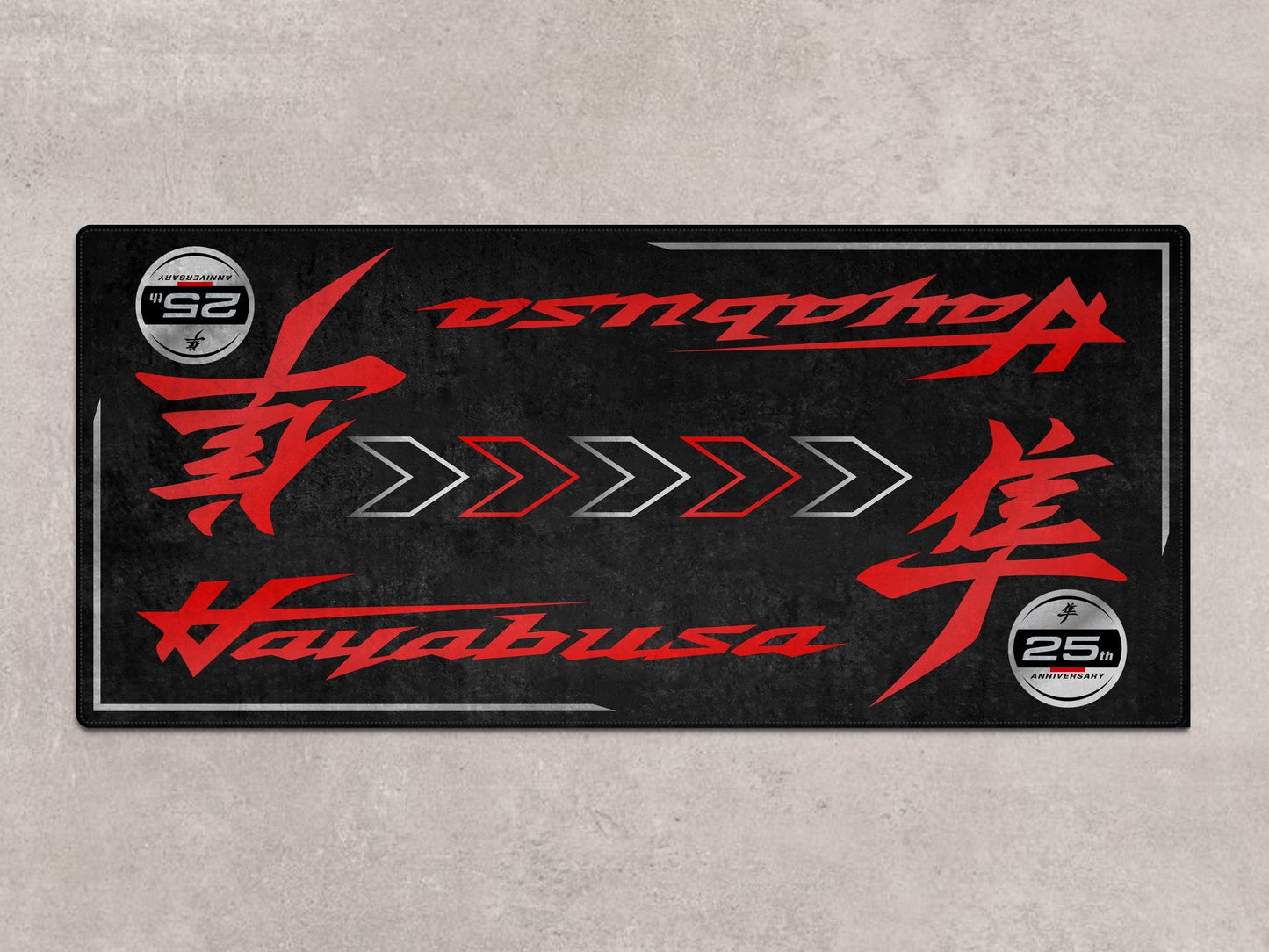 Designed Pit Mat for Suzuki Hayabusa 25th Anniversary Edition Motorcycle - MM7352