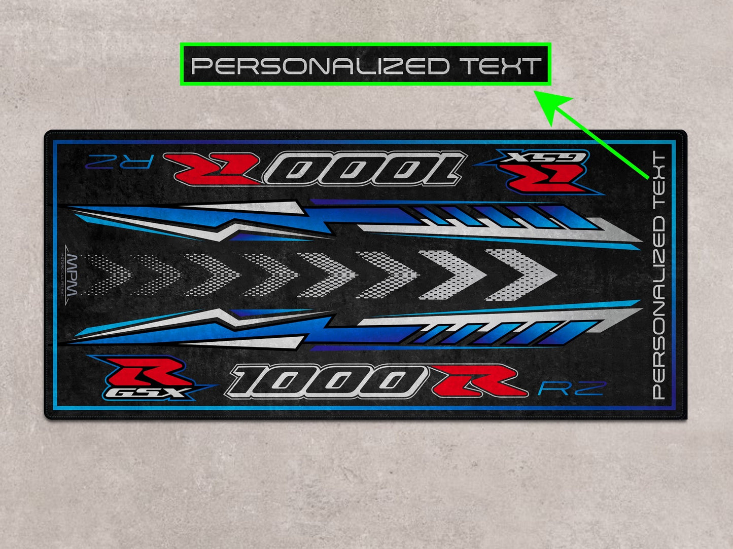 Designed Pit Mat for Suzuki GSX-R1000RZ Motorcycle - MM7354