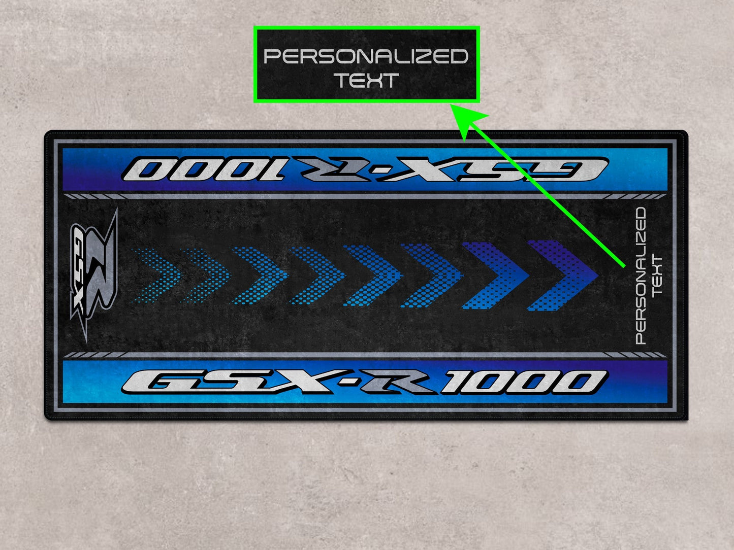 Designed Pit Mat for Suzuki GSX-R1000 Motorcycle - MM7355