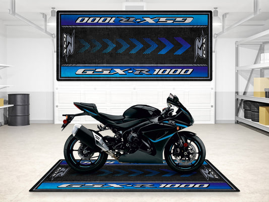 Designed Pit Mat for Suzuki GSX-R1000 Motorcycle - MM7355