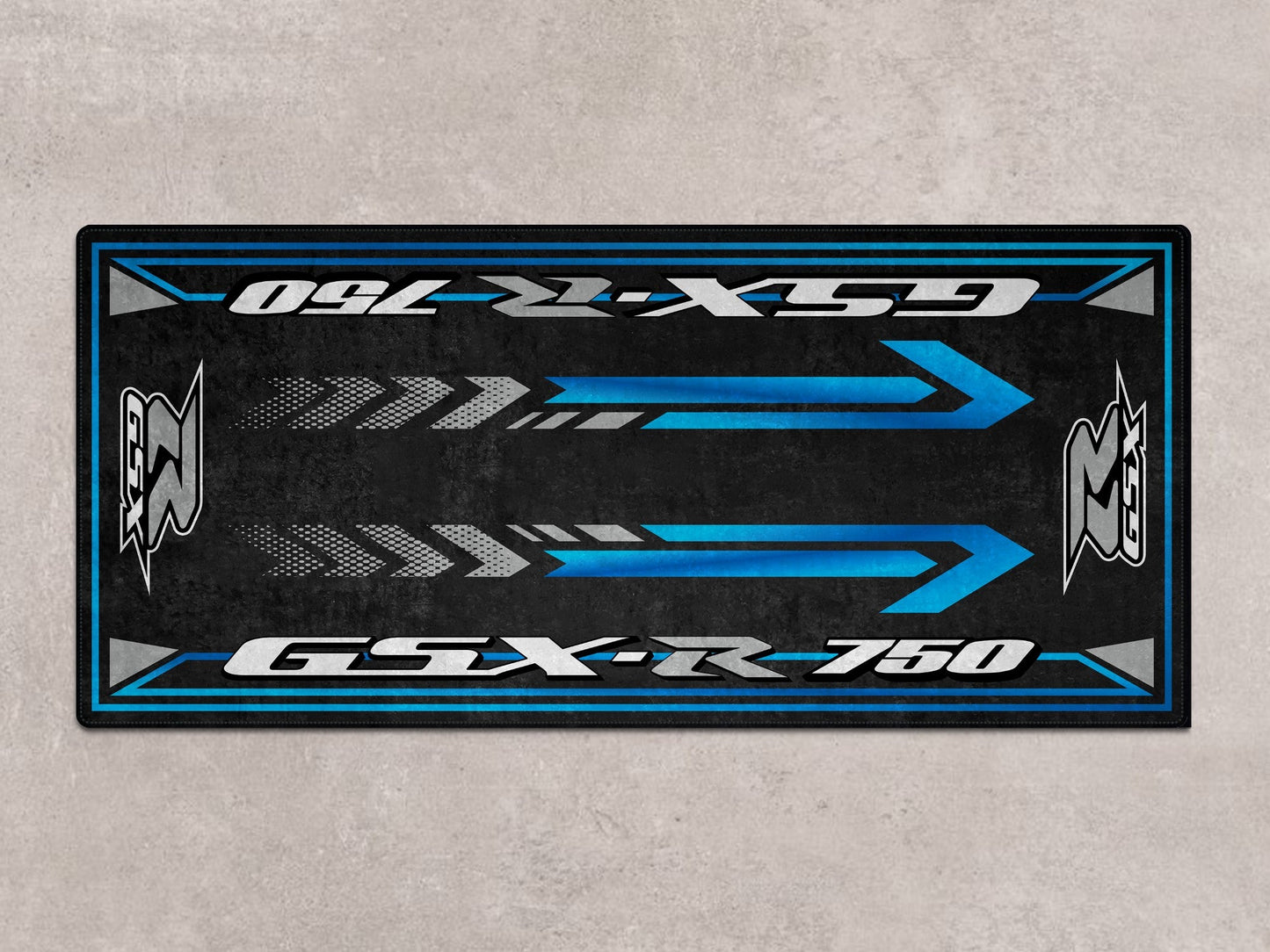 Designed Pit Mat for Suzuki GSX-R750 Motorcycle - MM7356