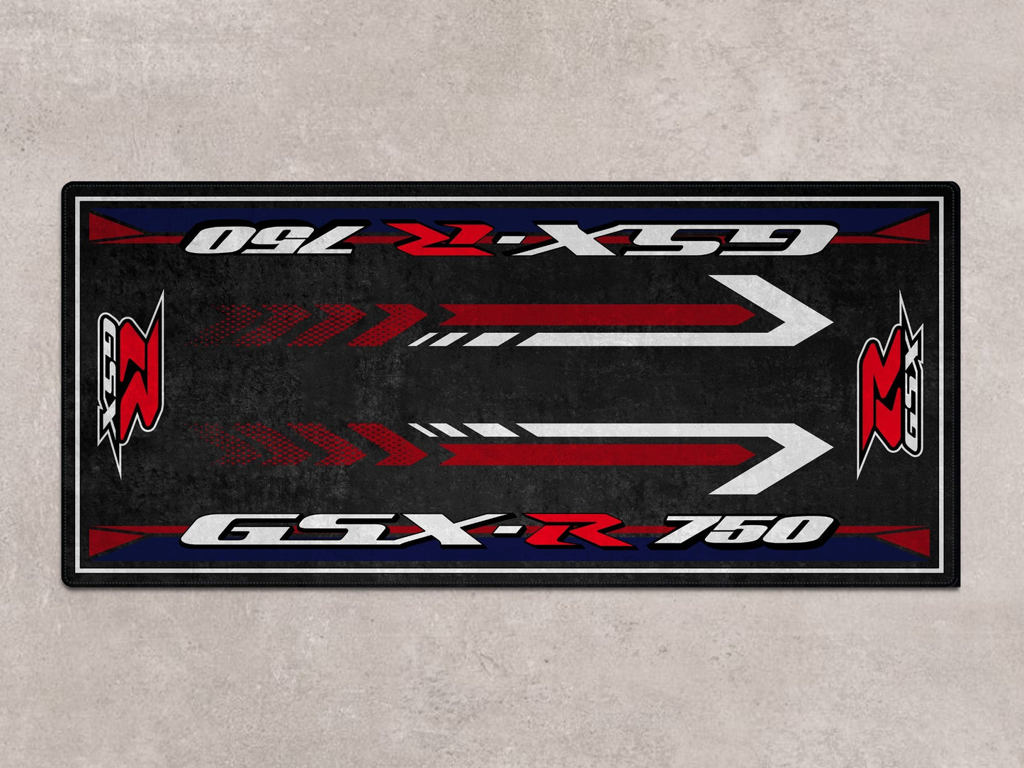 Designed Pit Mat for Suzuki GSX-R750 Motorcycle - MM7356