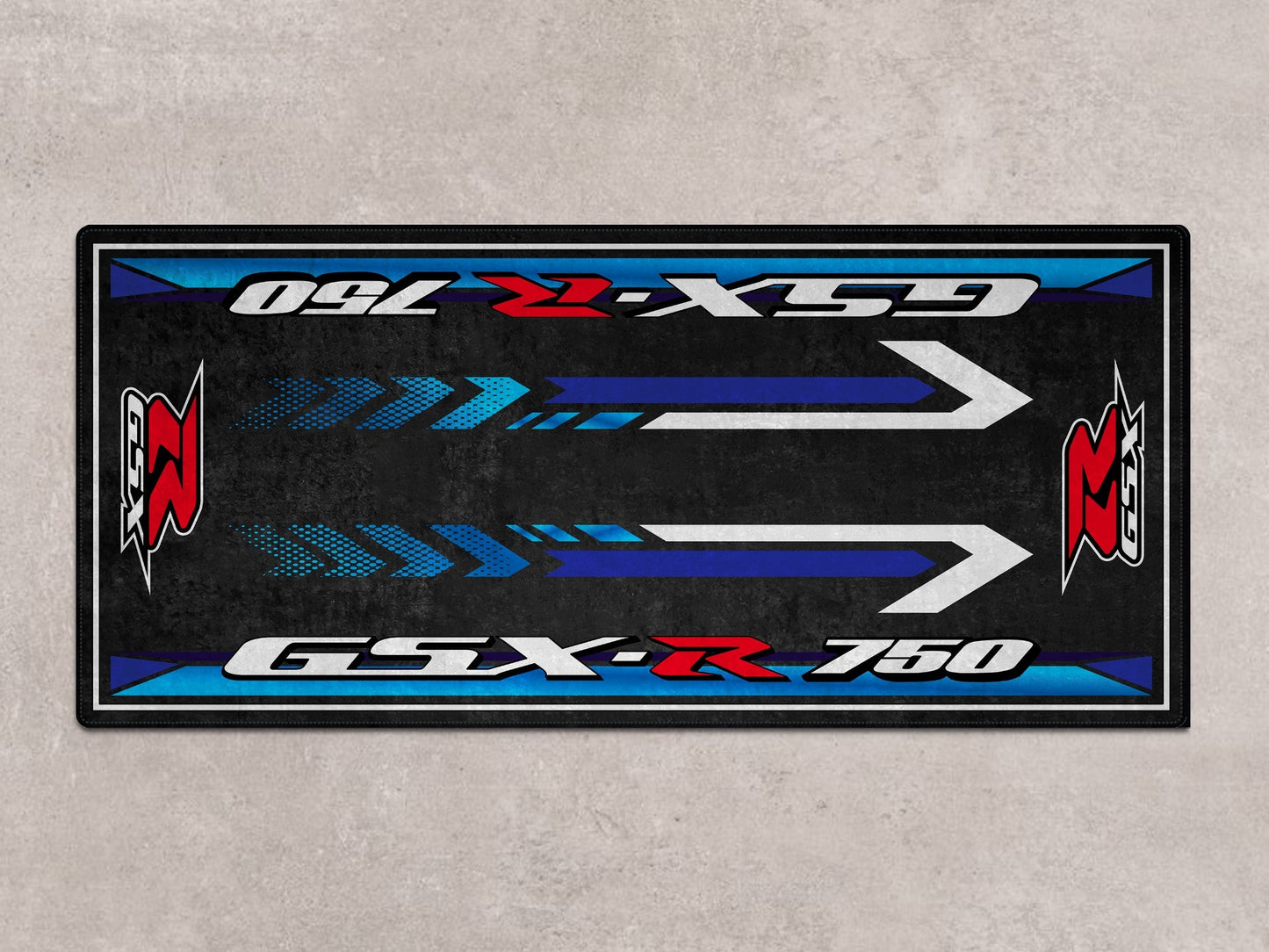 Designed Pit Mat for Suzuki GSX-R750 Motorcycle - MM7356