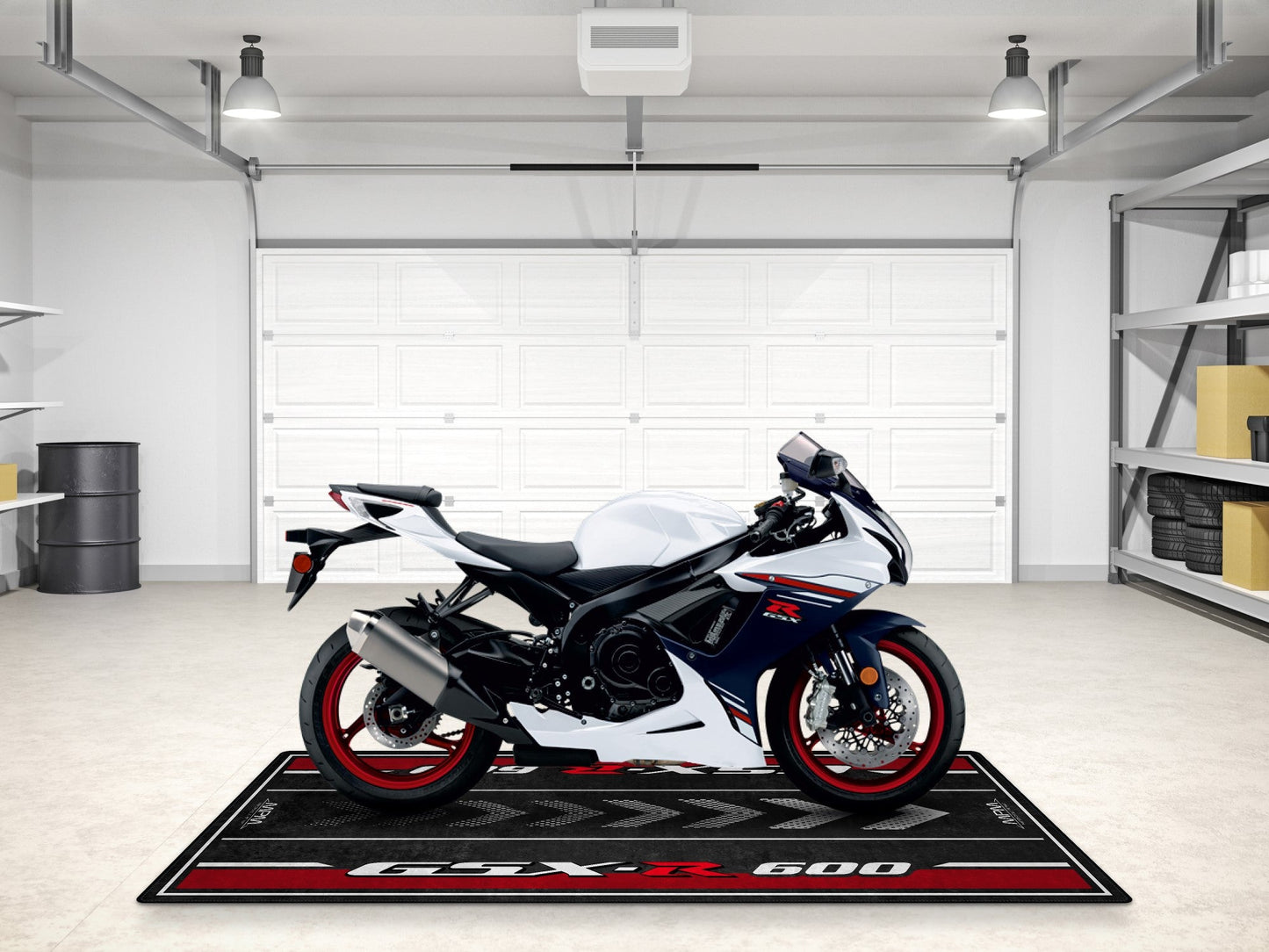 Designed Pit Mat for Suzuki GSX-R600 Motorcycle - MM7358