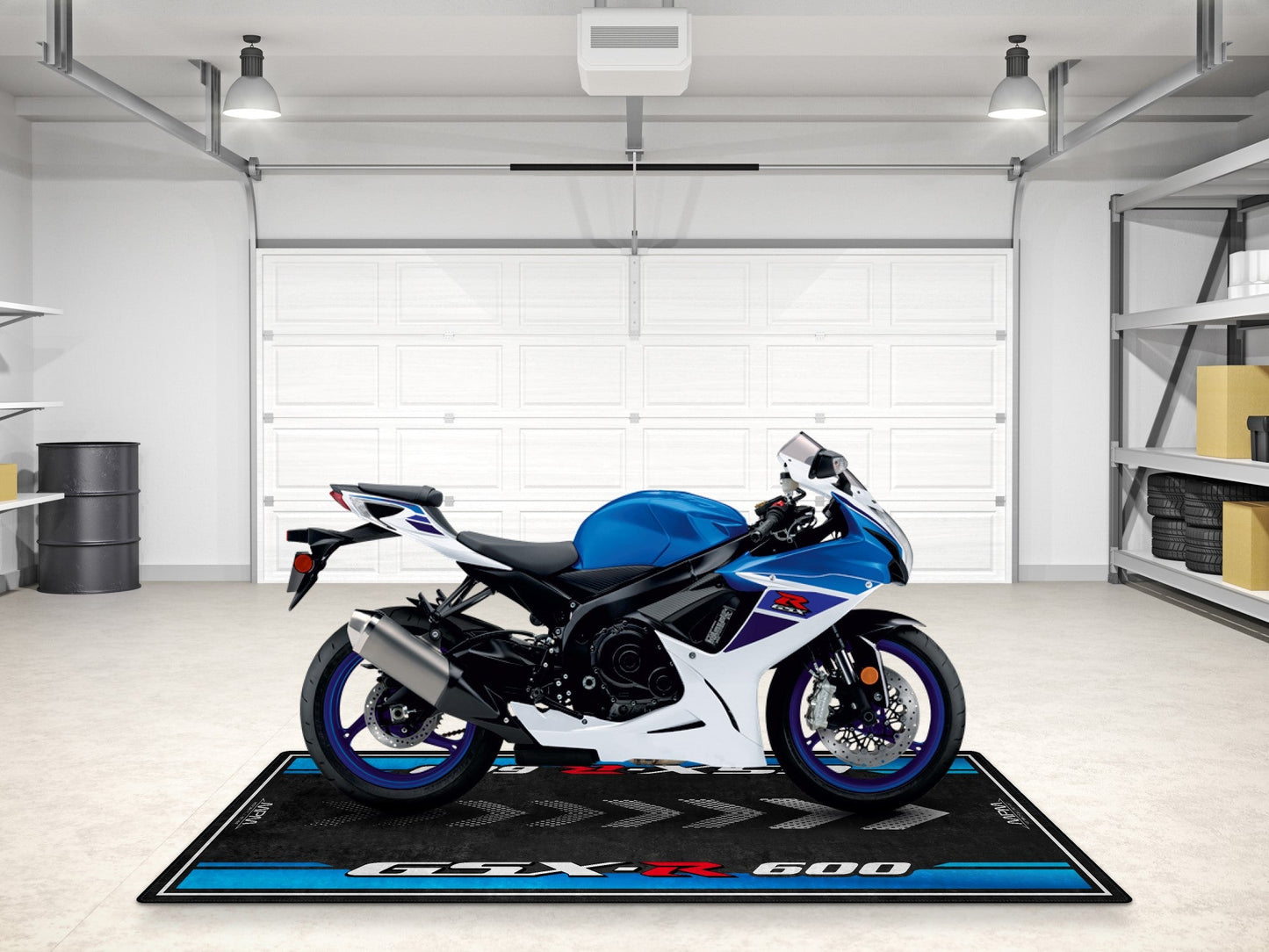 Designed Pit Mat for Suzuki GSX-R600 Motorcycle - MM7358