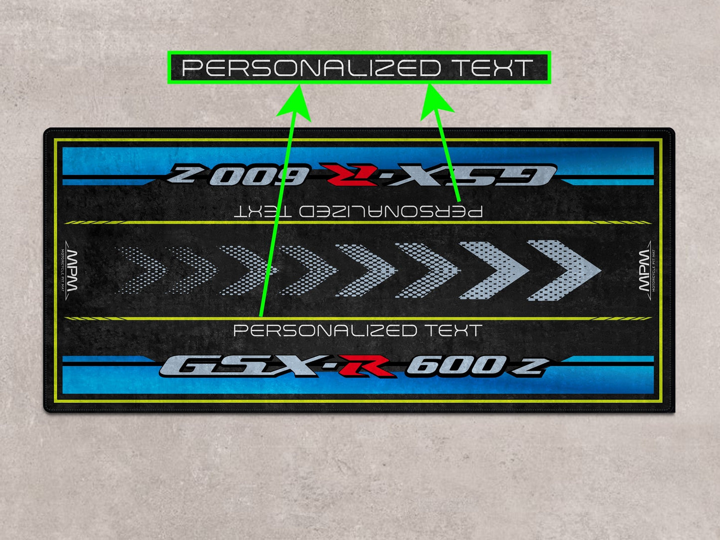 Designed Pit Mat for Suzuki GSX-R600Z Motorcycle - MM7359