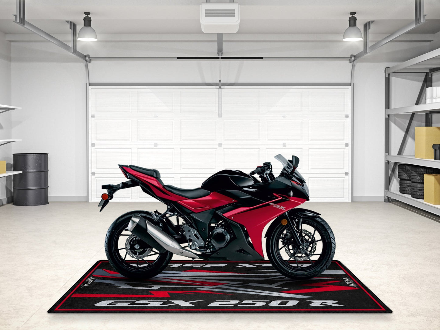Designed Pit Mat for Suzuki GSX-250R Motorcycle - MM7360