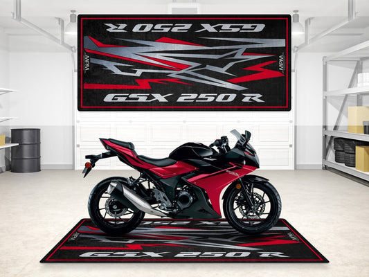 Designed Pit Mat for Suzuki GSX-250R Motorcycle - MM7360
