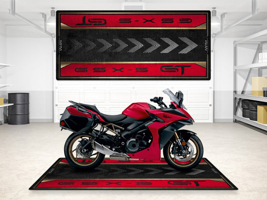 Designed Pit Mat for Suzuki GSX-S1000GT Motorcycle - MM7363