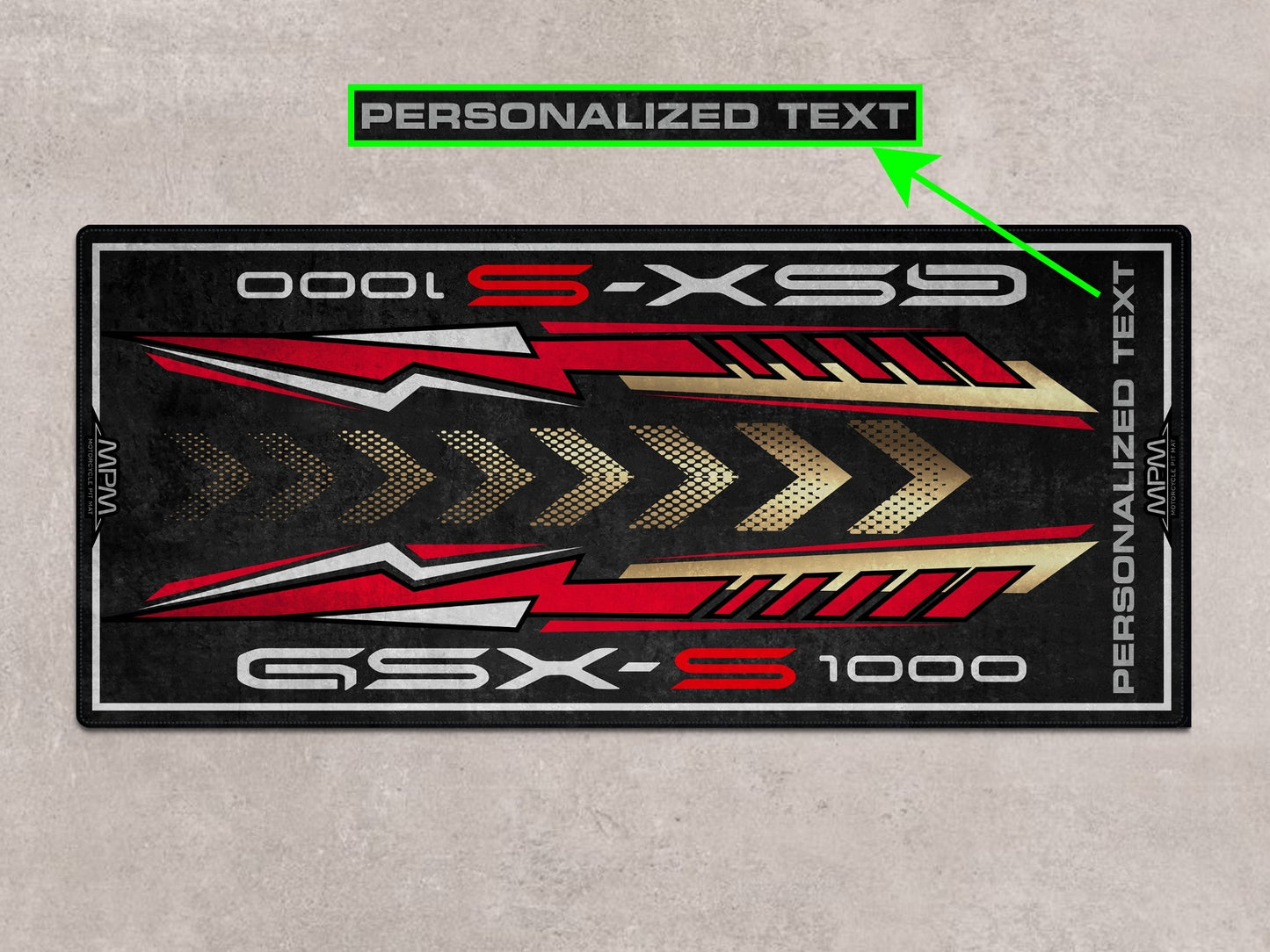 Designed Pit Mat for Suzuki GSX-S1000 Motorcycle - MM7364