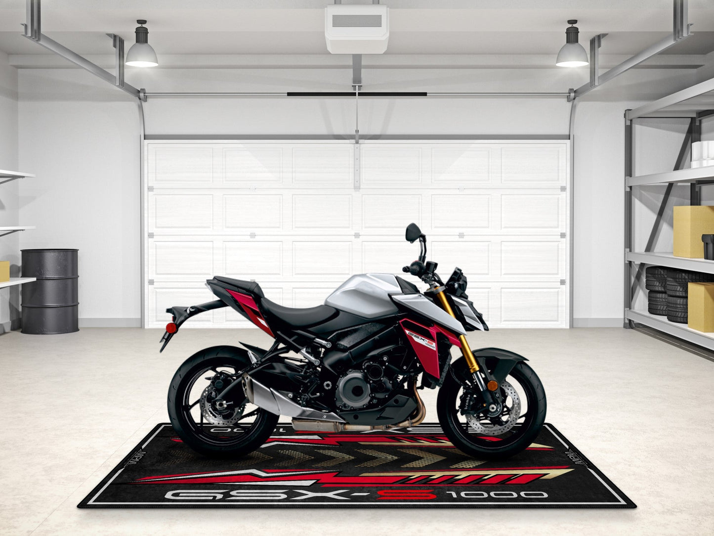Designed Pit Mat for Suzuki GSX-S1000 Motorcycle - MM7364