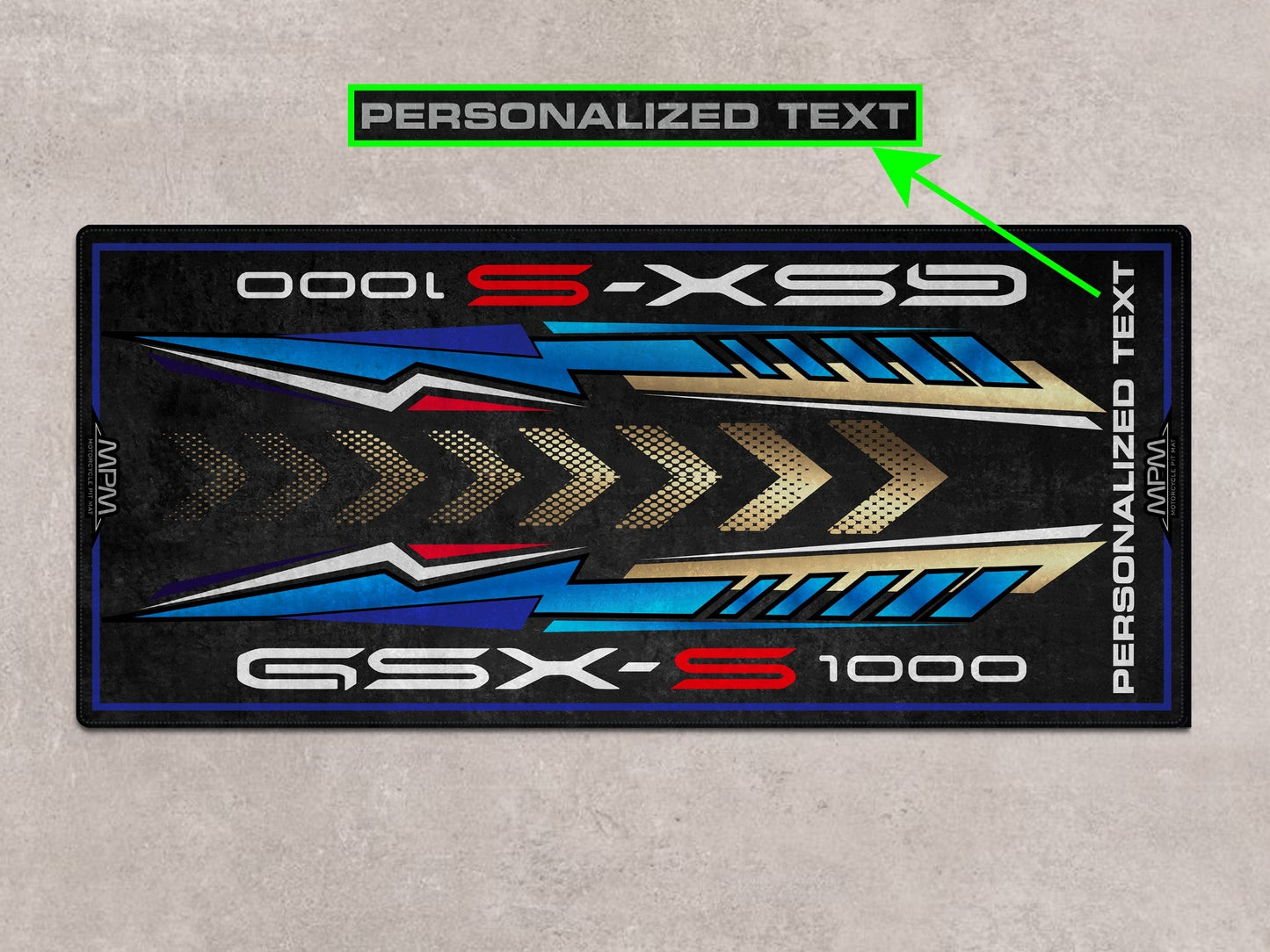Designed Pit Mat for Suzuki GSX-S1000 Motorcycle - MM7364