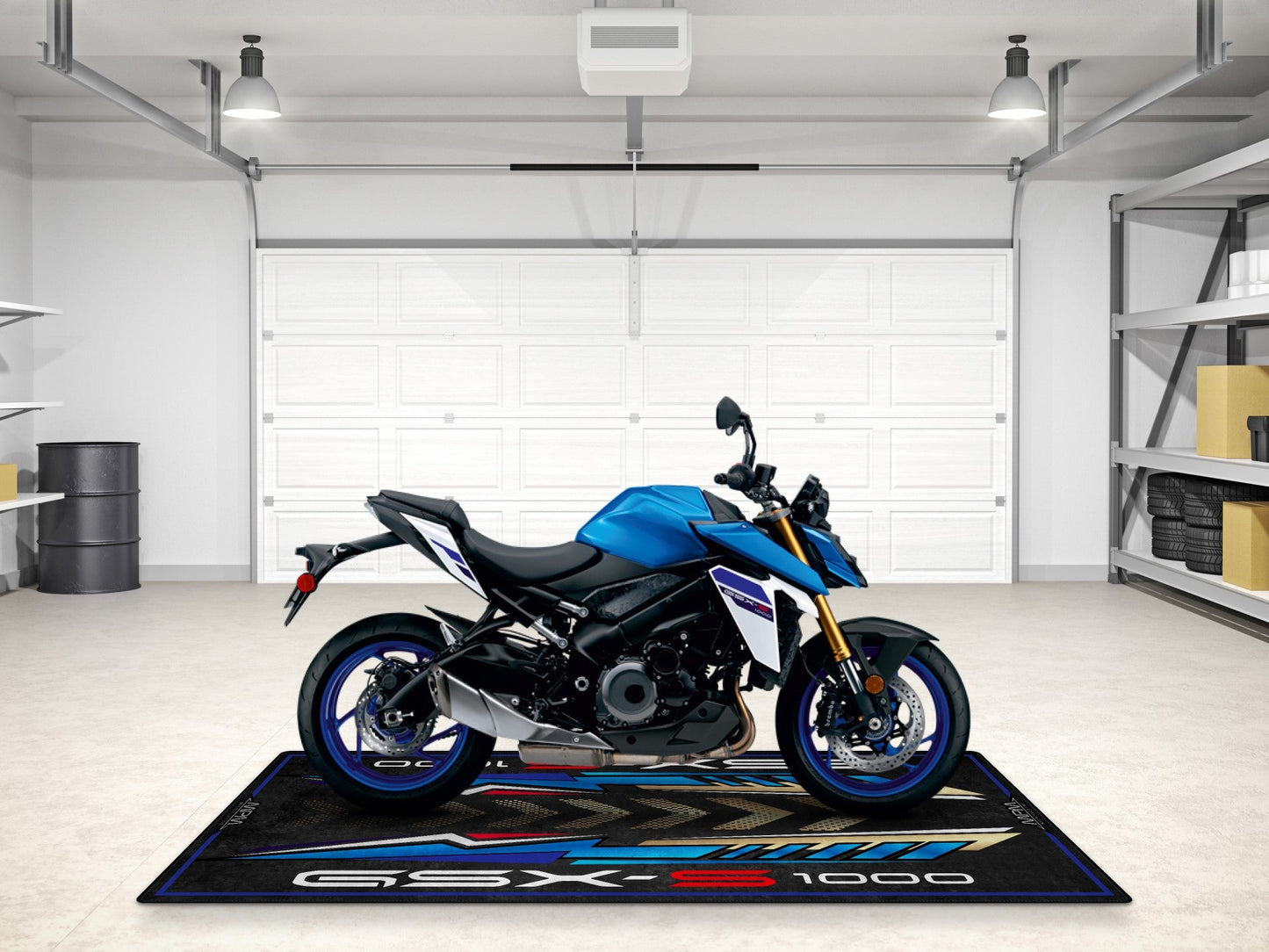 Designed Pit Mat for Suzuki GSX-S1000 Motorcycle - MM7364