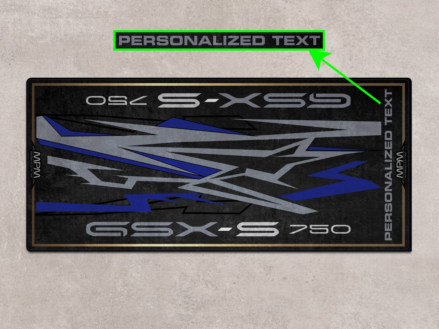 Designed Pit Mat for Suzuki GSX-S750Z Motorcycle - MM7365
