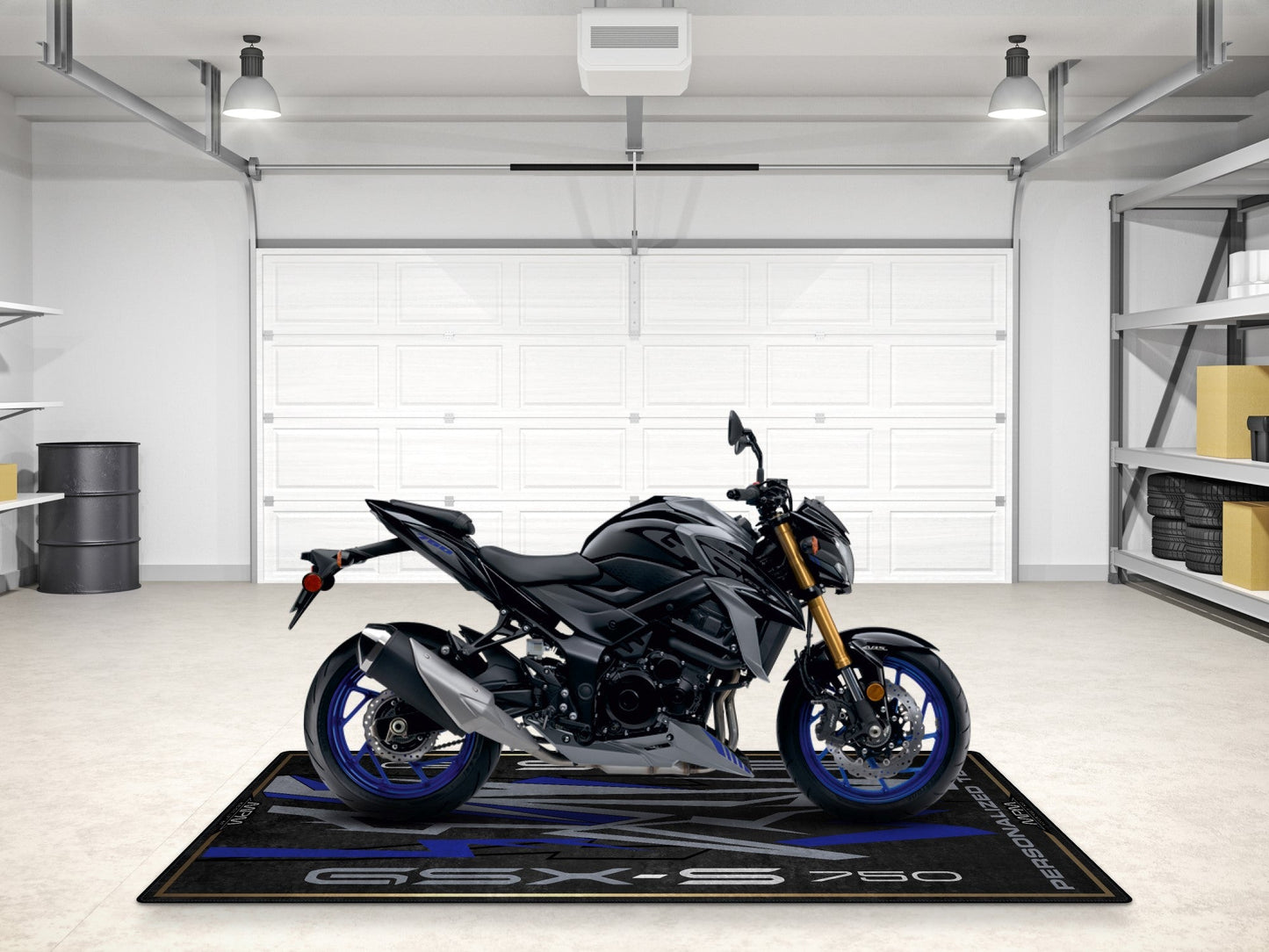 Designed Pit Mat for Suzuki GSX-S750Z Motorcycle - MM7365