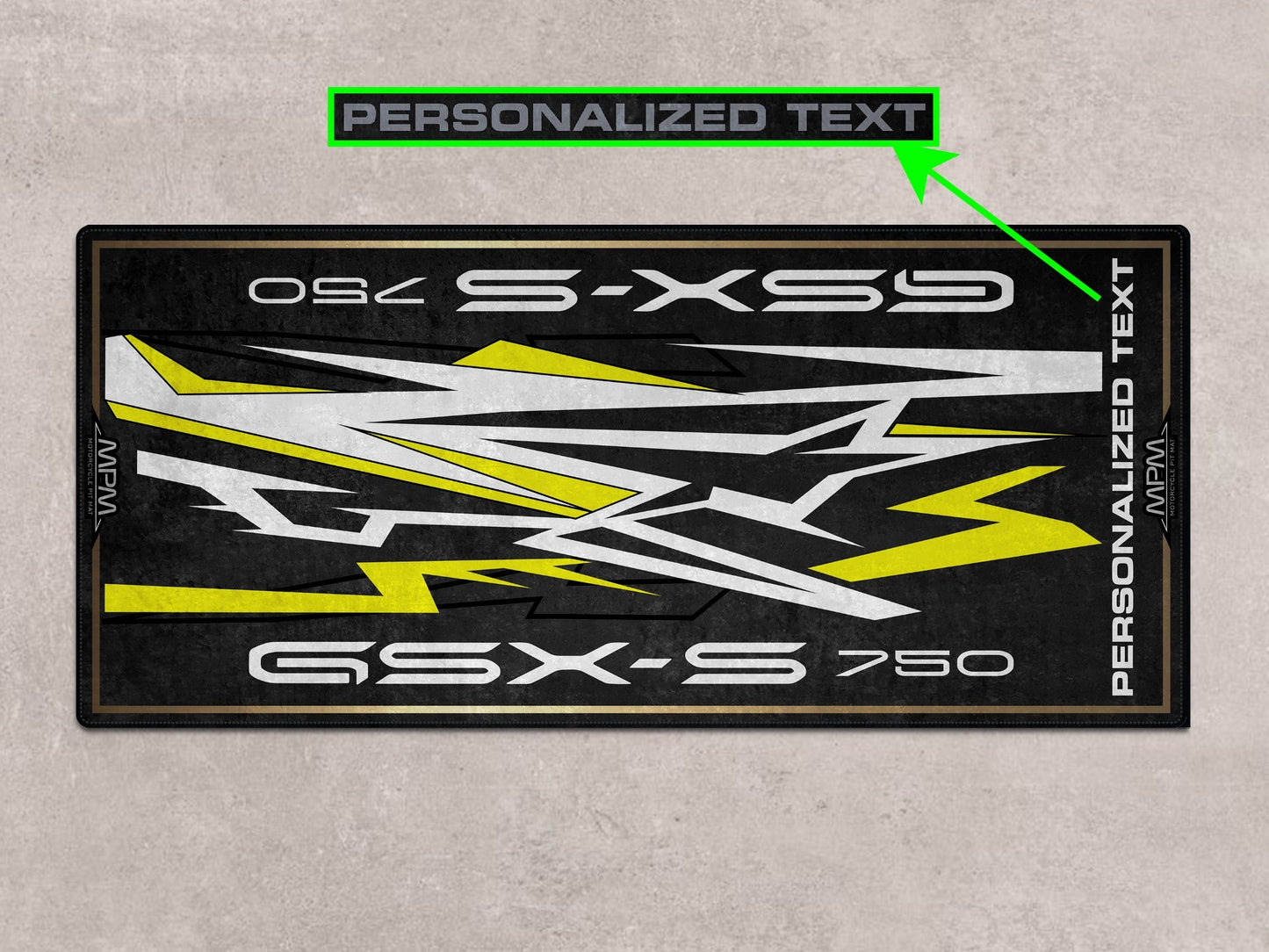 Designed Pit Mat for Suzuki GSX-S750Z Motorcycle - MM7365