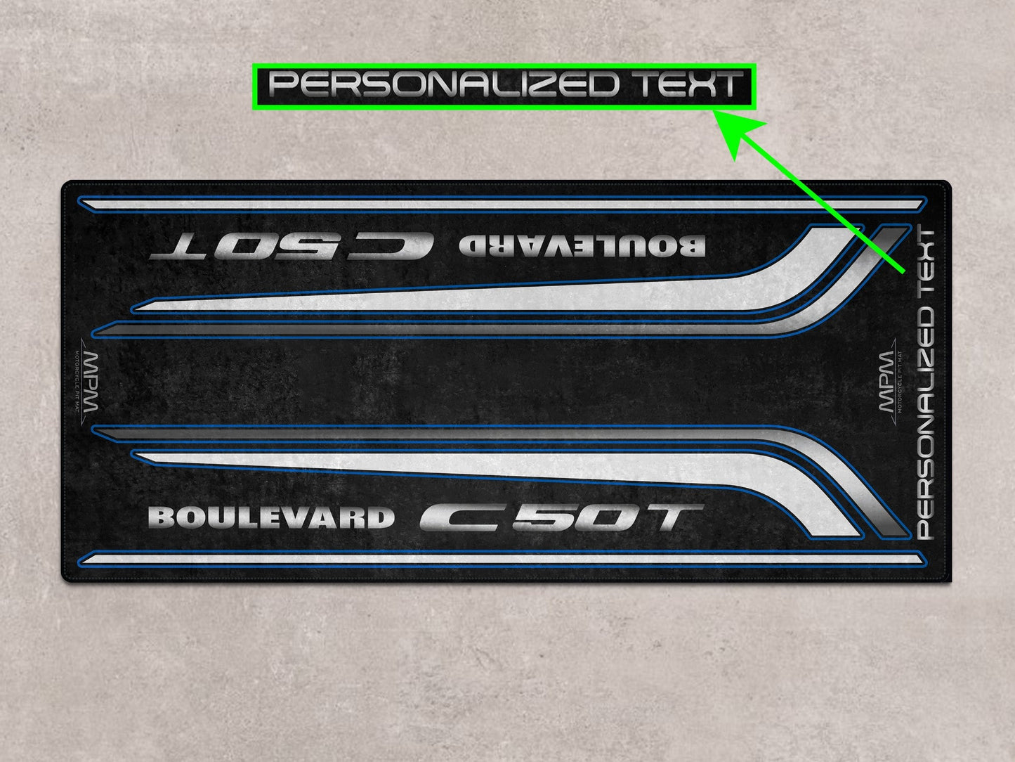 Designed Pit Mat for Suzuki C50T Motorcycle - MM7368