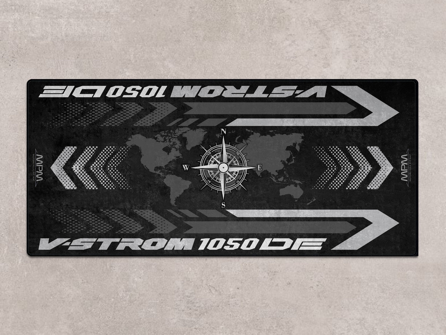 Designed Pit Mat for Suzuki V-STROM 1050DE Motorcycle - MM7370