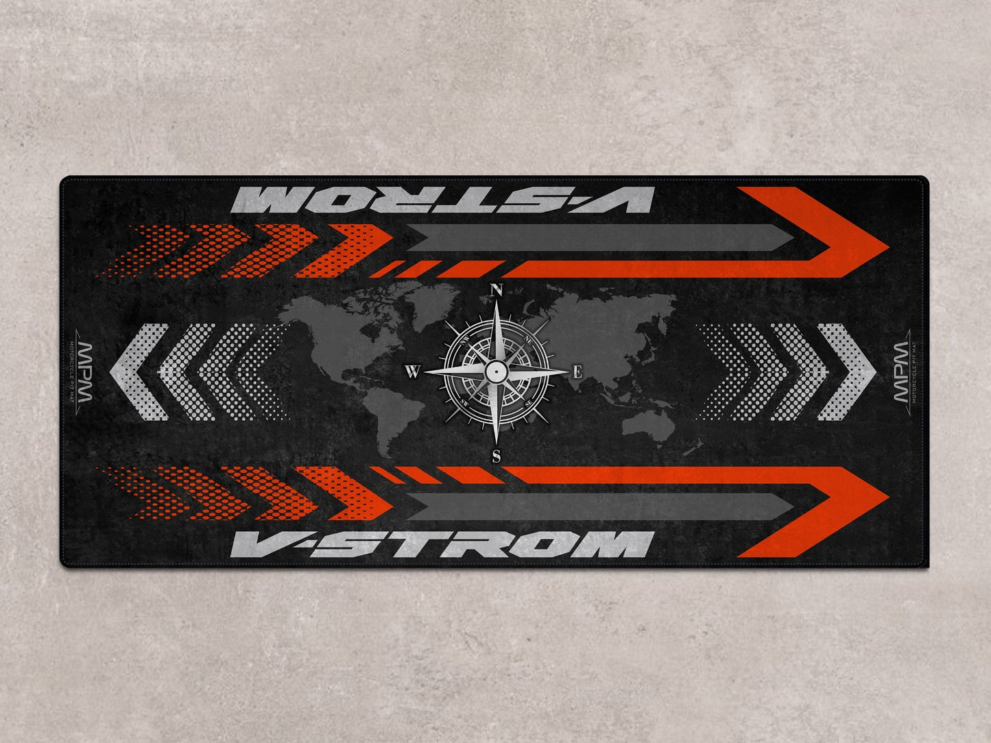 Designed Pit Mat for Suzuki V-STROM 1050 Motorcycle - MM7371