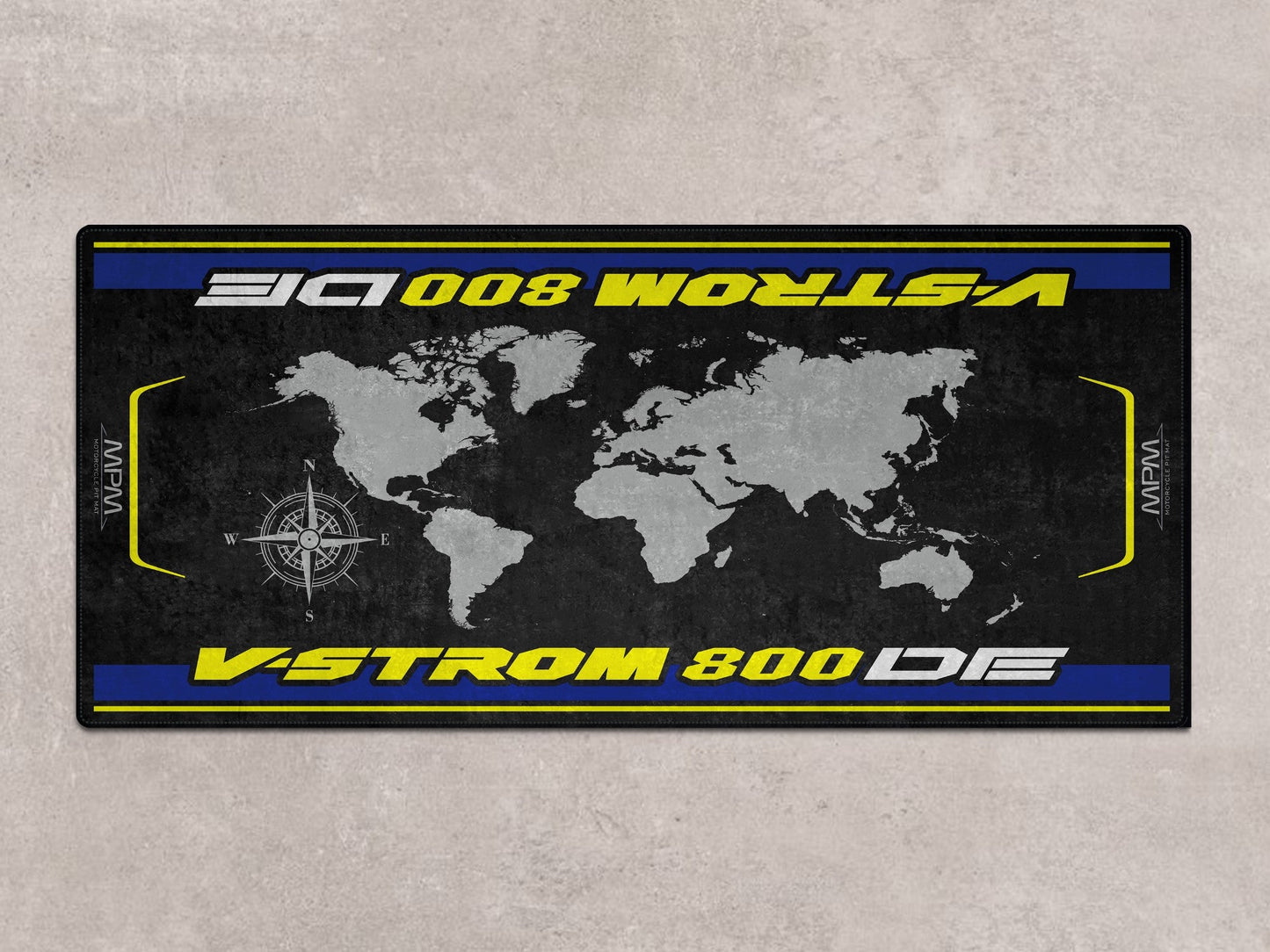 Designed Pit Mat for Suzuki V-STROM 800DE Motorcycle - MM7373