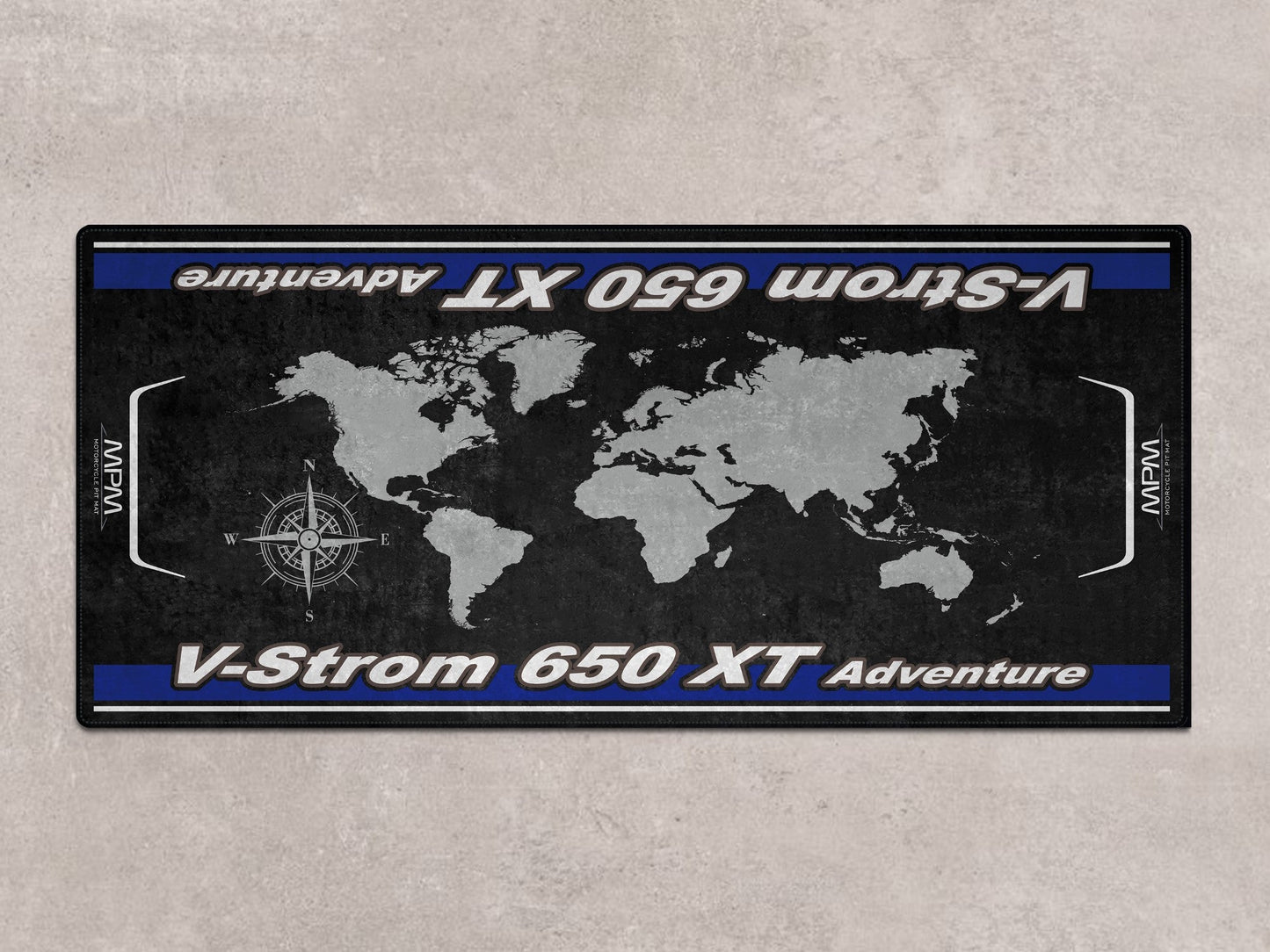 Designed Pit Mat for Suzuki V-STROM 650XT Adventure Motorcycle - MM7378
