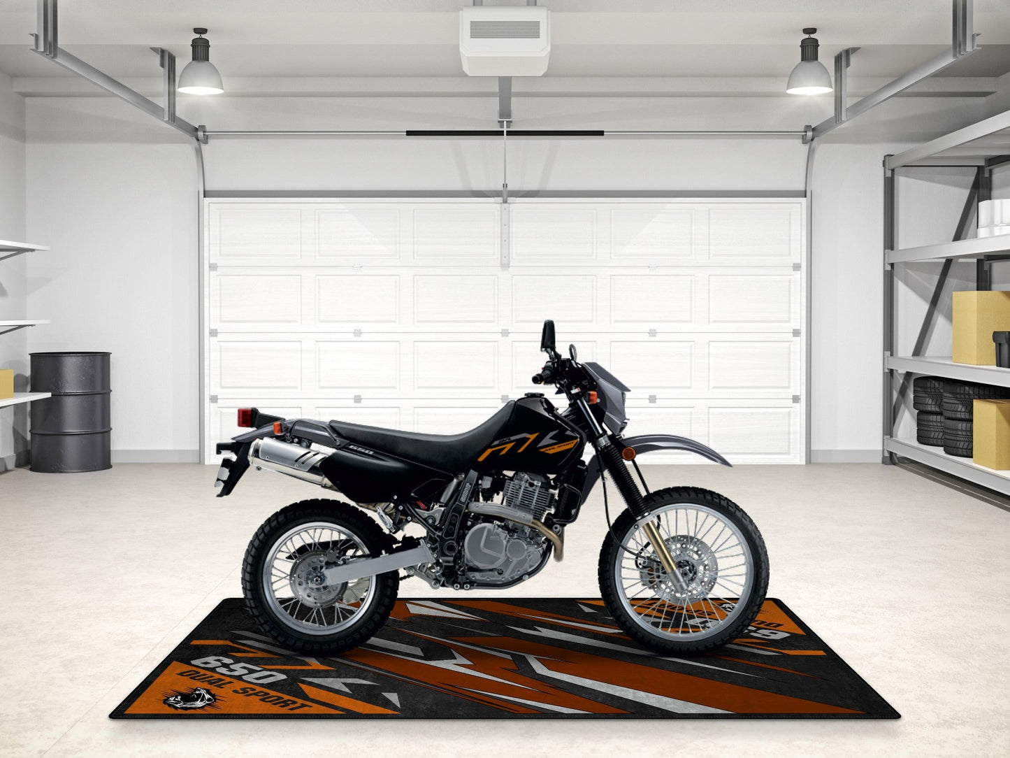 Designed Pit Mat for Suzuki DR650S Motorcycle - MM7381