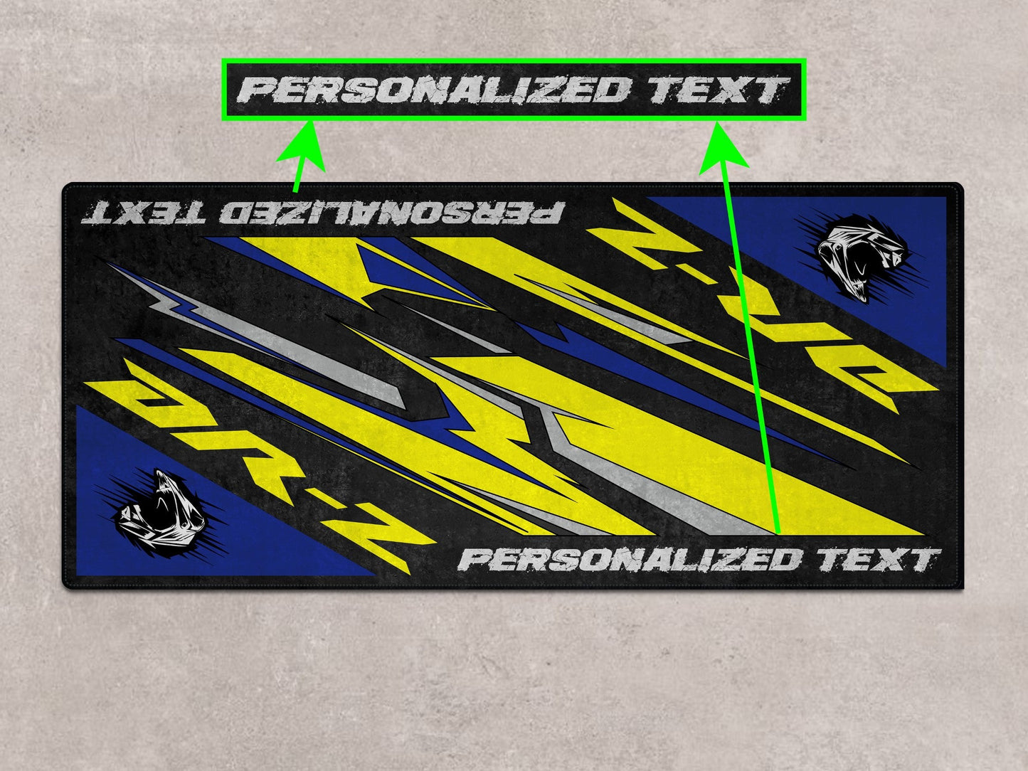 Designed Pit Mat for Suzuki DR-Z Motorcycle - MM7382