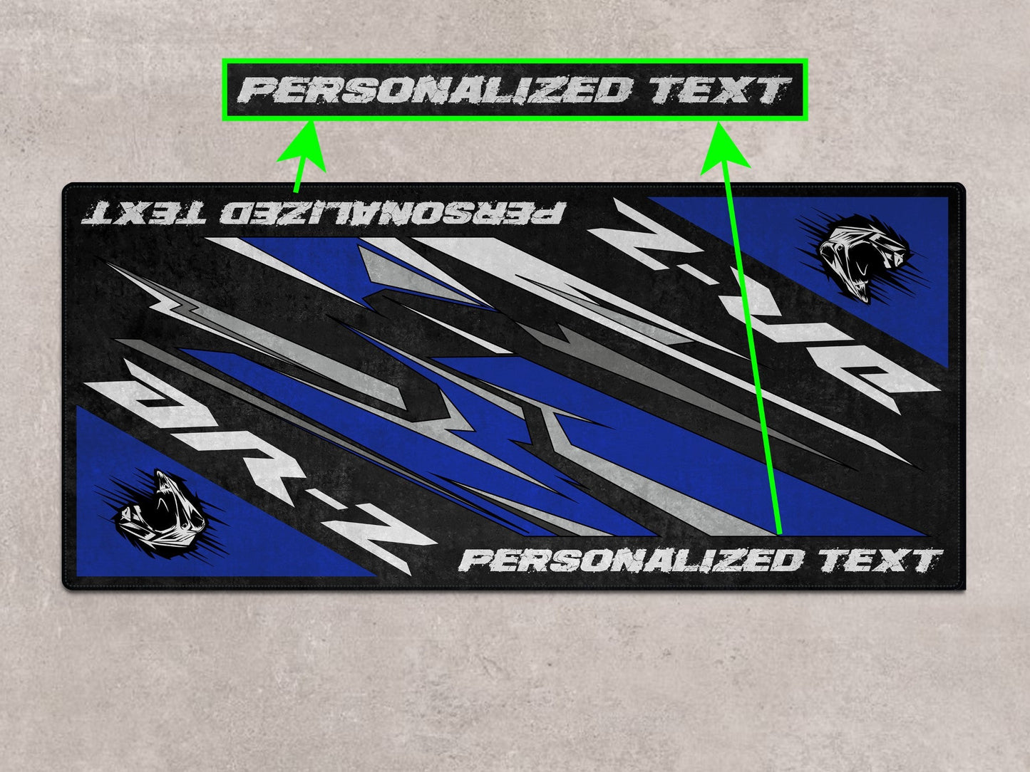 Designed Pit Mat for Suzuki DR-Z Motorcycle - MM7382