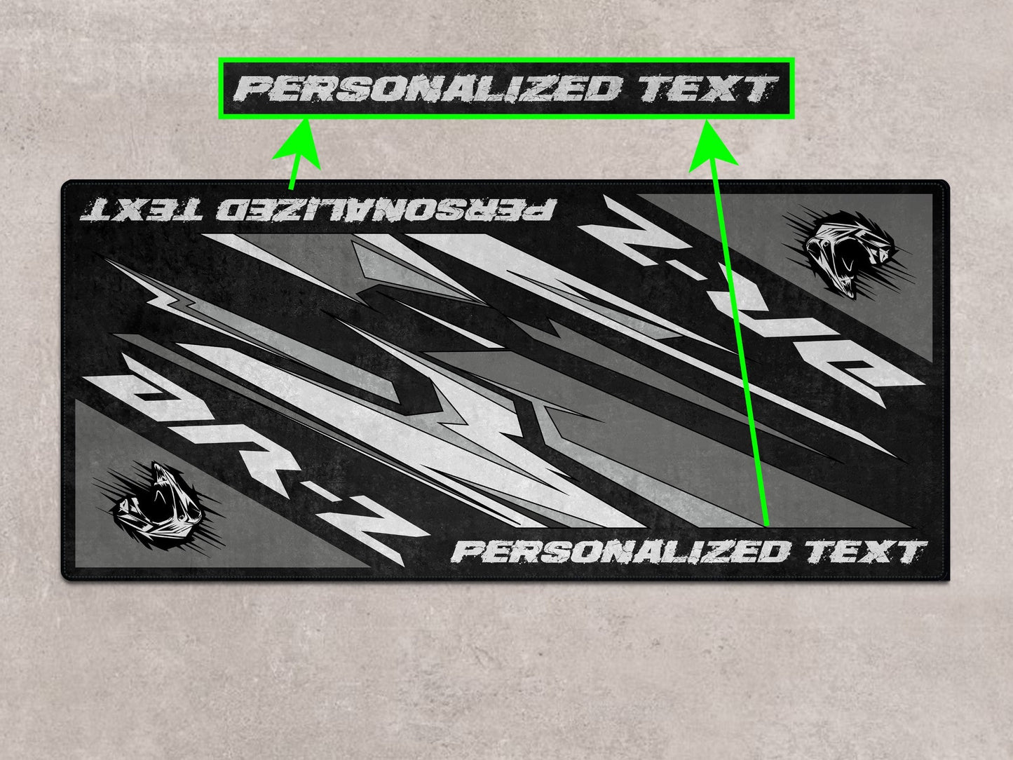Designed Pit Mat for Suzuki DR-Z Motorcycle - MM7382