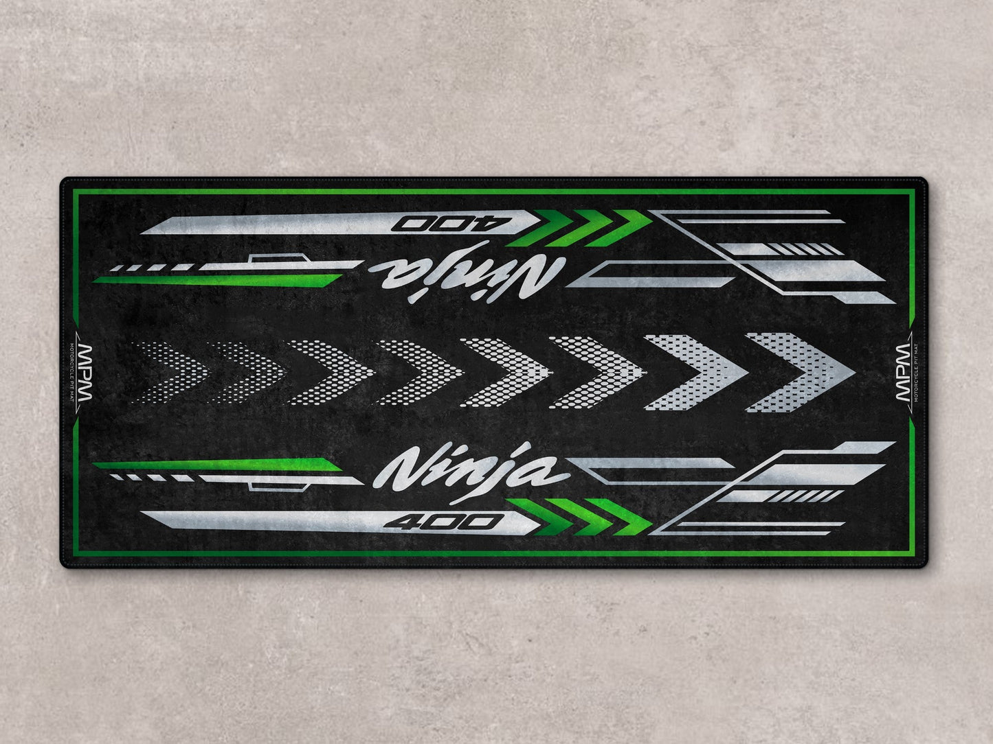 Designed Pit Mat for Kawasaki Ninja 400 Motorcycle - MM7386