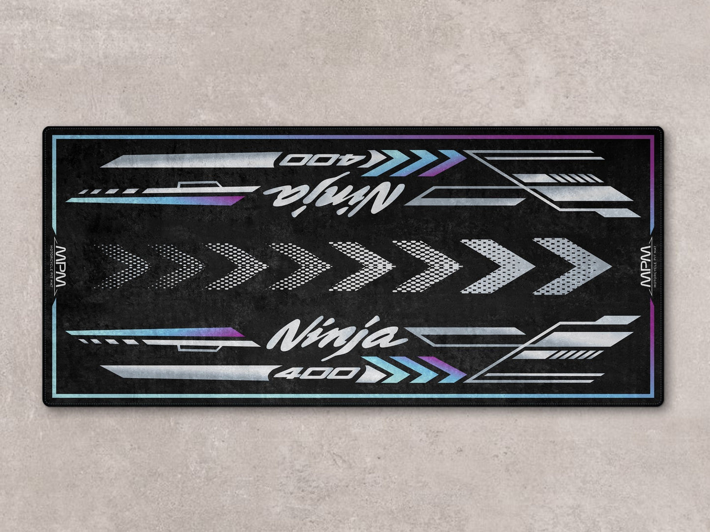Designed Pit Mat for Kawasaki Ninja 400 Motorcycle - MM7386
