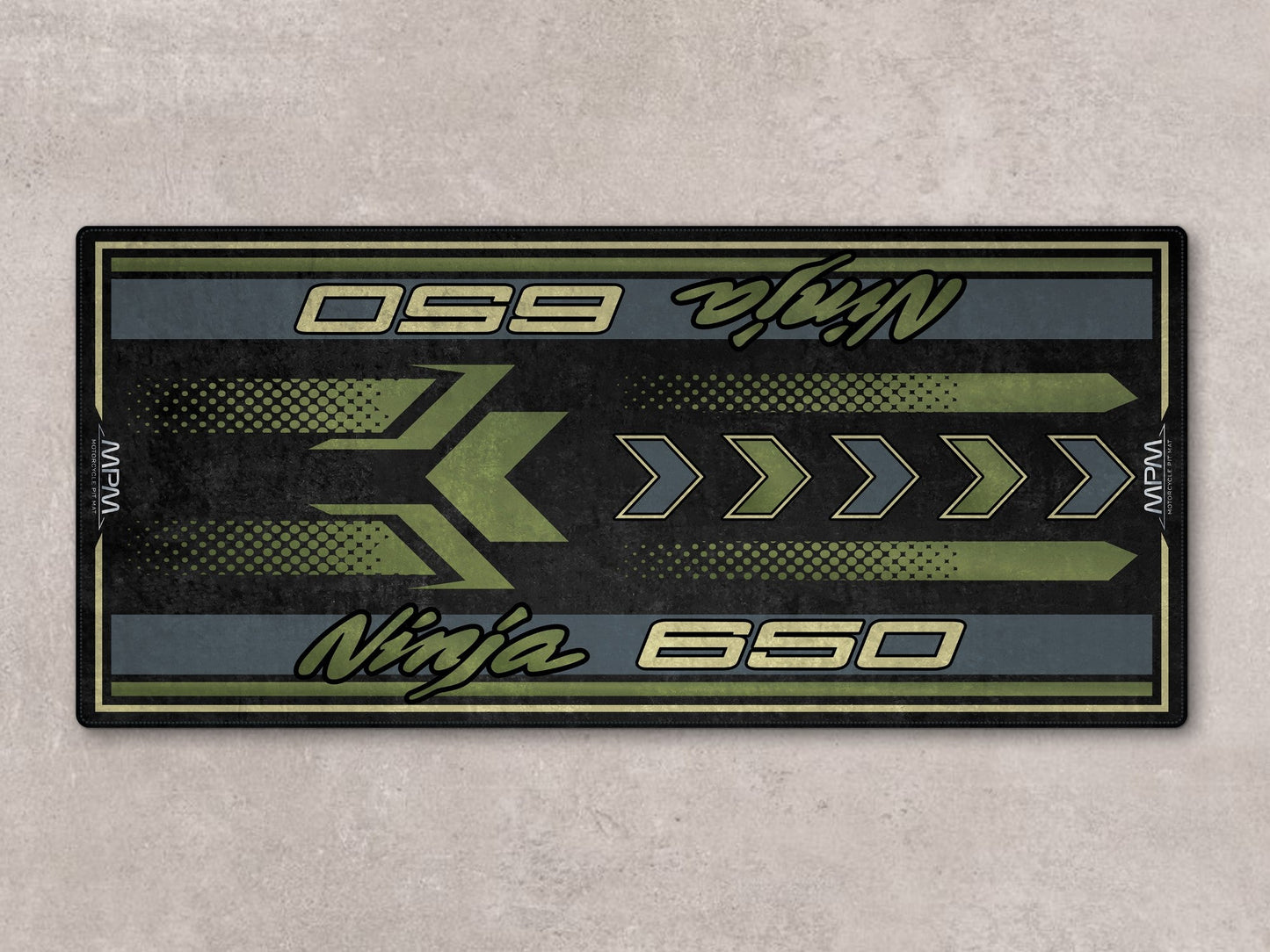 Designed Pit Mat for Kawasaki Ninja 650 Motorcycle - MM7388