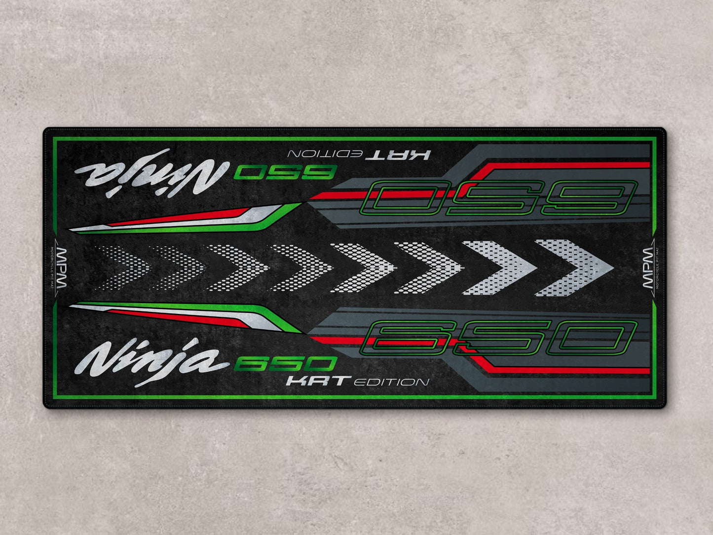 Designed Pit Mat for Kawasaki Ninja 650 KRT Edition Motorcycle - MM7389