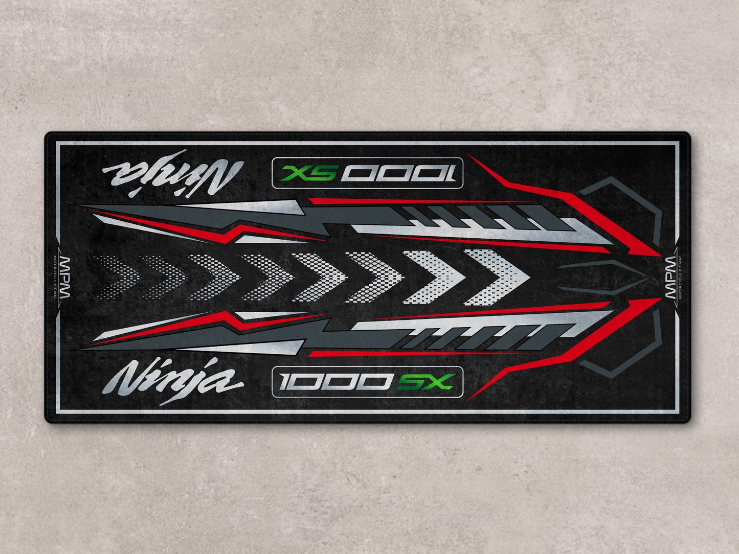 Designed Pit Mat for Kawasaki 1000SX Motorcycle - MM7390
