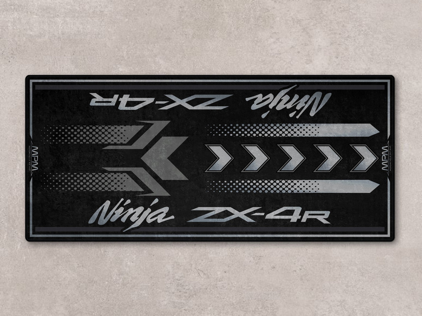 Designed Pit Mat for Kawasaki Ninja ZX-4R Motorcycle - MM7391