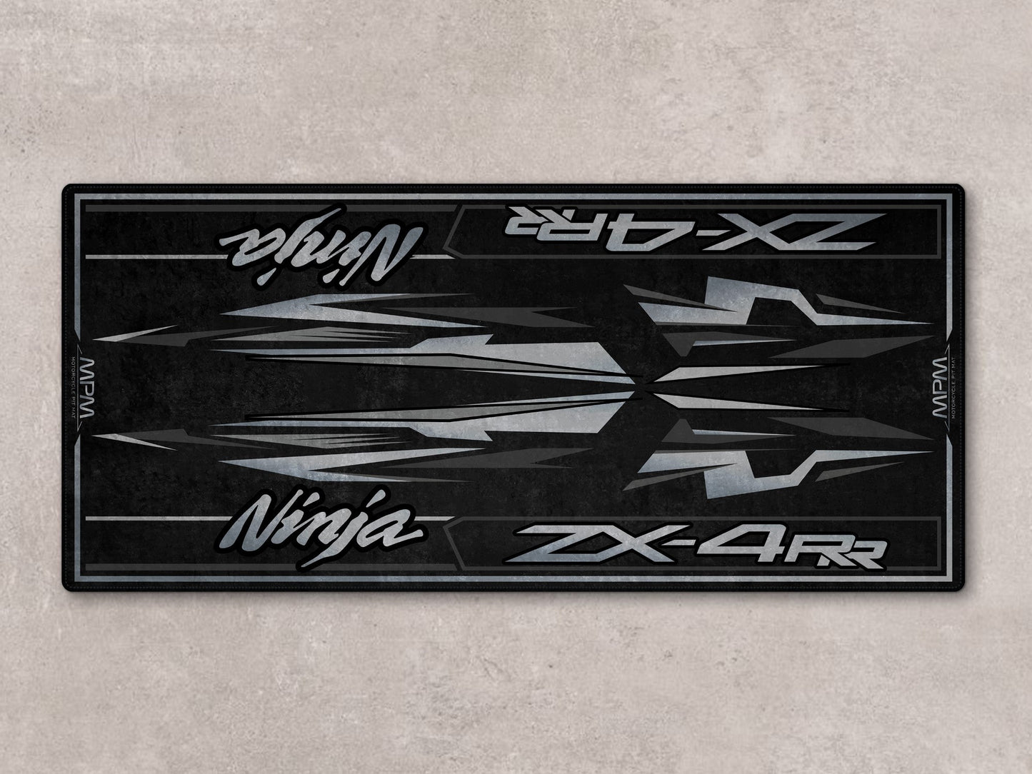 Designed Pit Mat for Kawasaki Ninja ZX-4RR Motorcycle - MM7392
