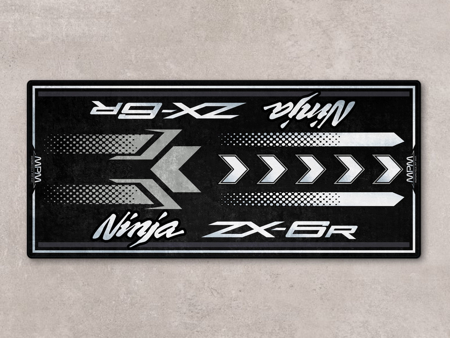 Designed Pit Mat for Kawasaki ZX-6R Motorcycle - MM7395