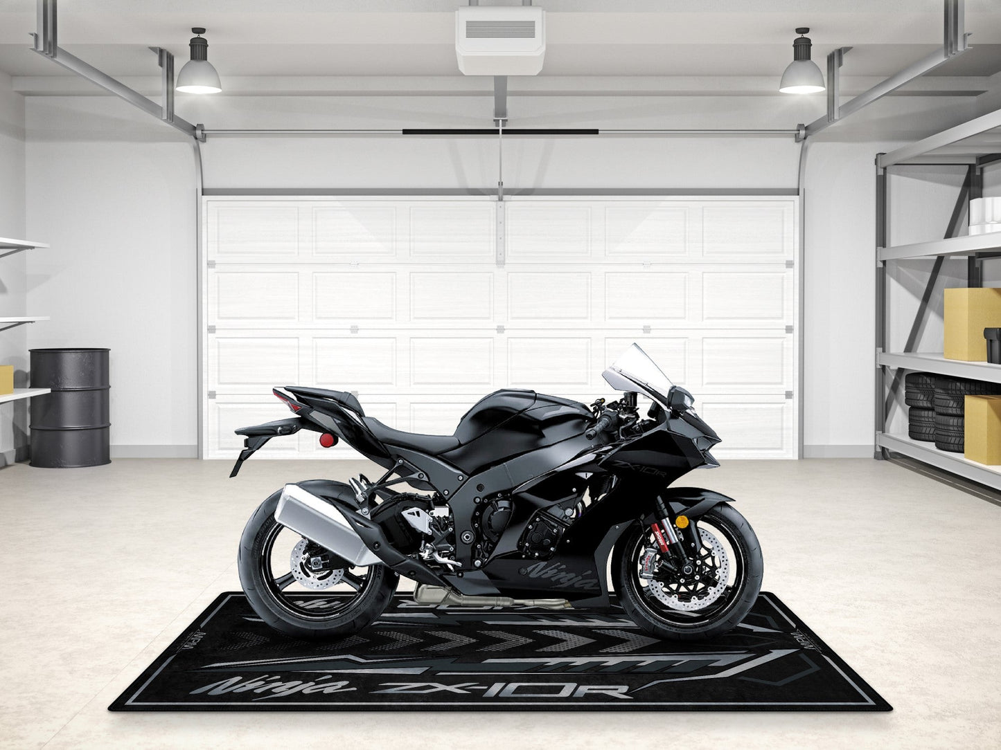 Designed Pit Mat for Kawasaki Ninja ZX-10R 2024 Motorcycle - MM7398