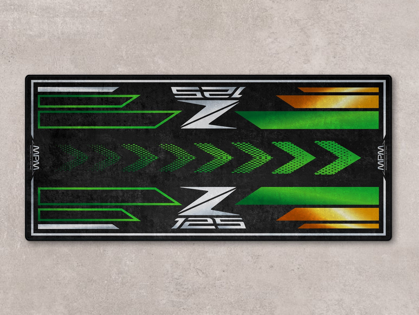Designed Pit Mat for Kawasaki Z125 Motorcycle - MM7408
