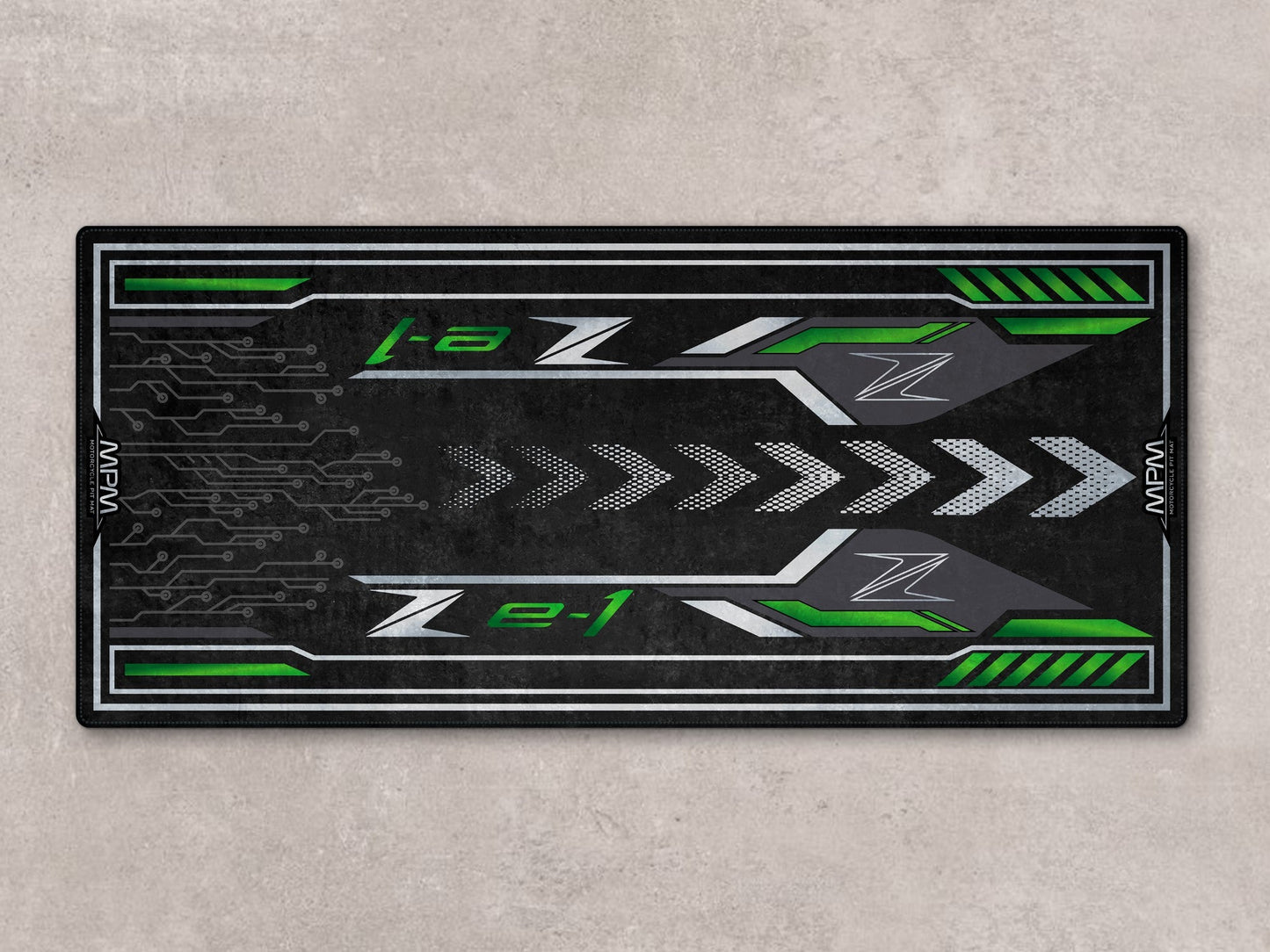 Designed Pit Mat for Kawasaki Z e-1 Motorcycle - MM7409