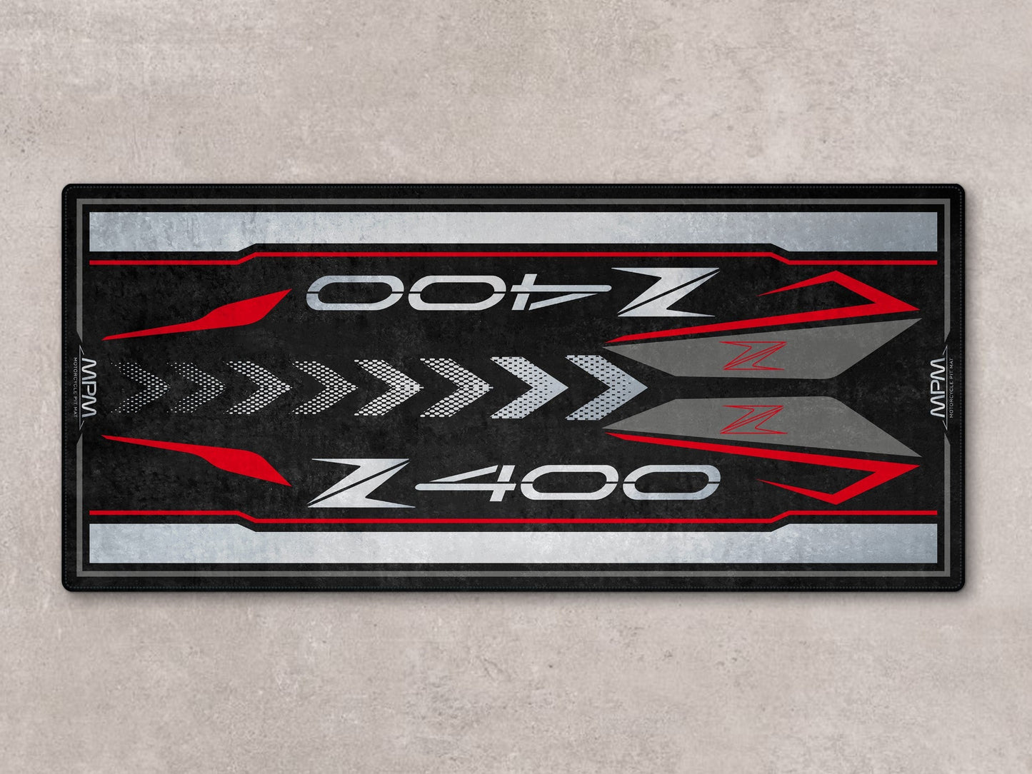 Designed Pit Mat for Kawasaki Z400 Motorcycle - MM7410