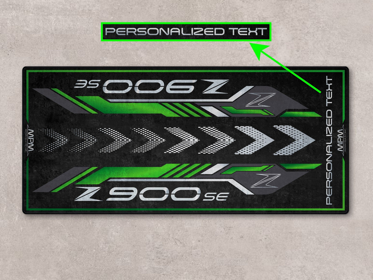 Designed Pit Mat for Kawasaki Z900 SE Motorcycle - MM7413