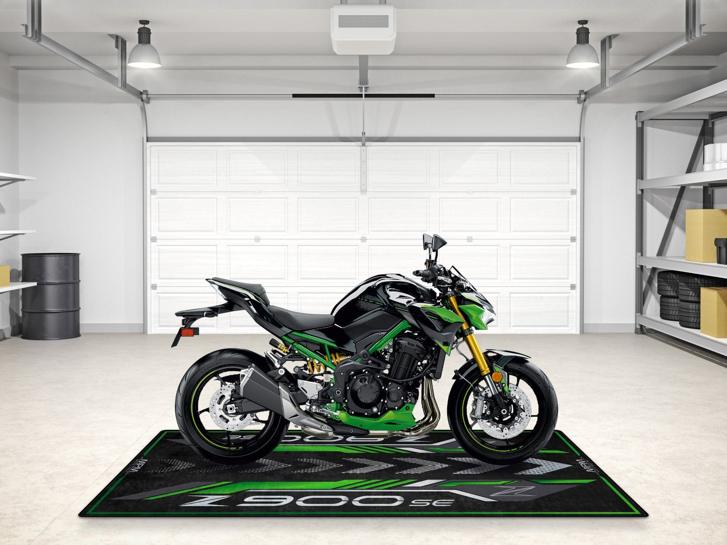 Designed Pit Mat for Kawasaki Z900 SE Motorcycle - MM7413