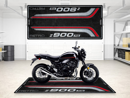 Designed Pit Mat for Kawasaki Z900 RS Motorcycle - MM7415