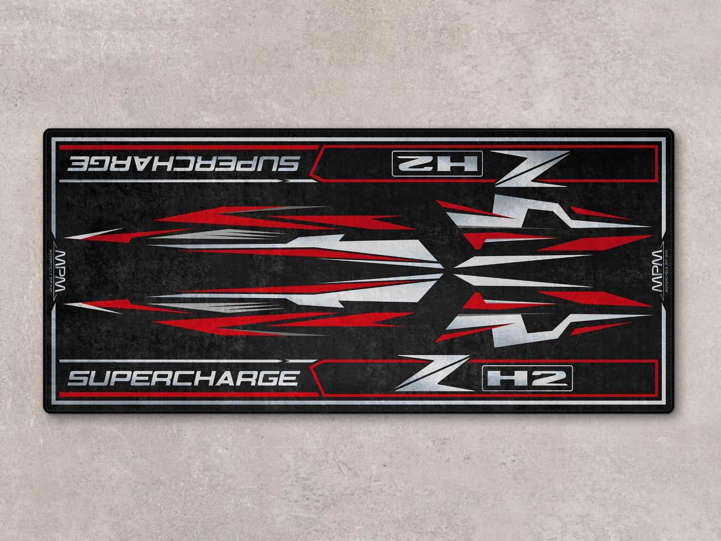Designed Pit Mat for Kawasaki ZH2 Motorcycle - MM7418