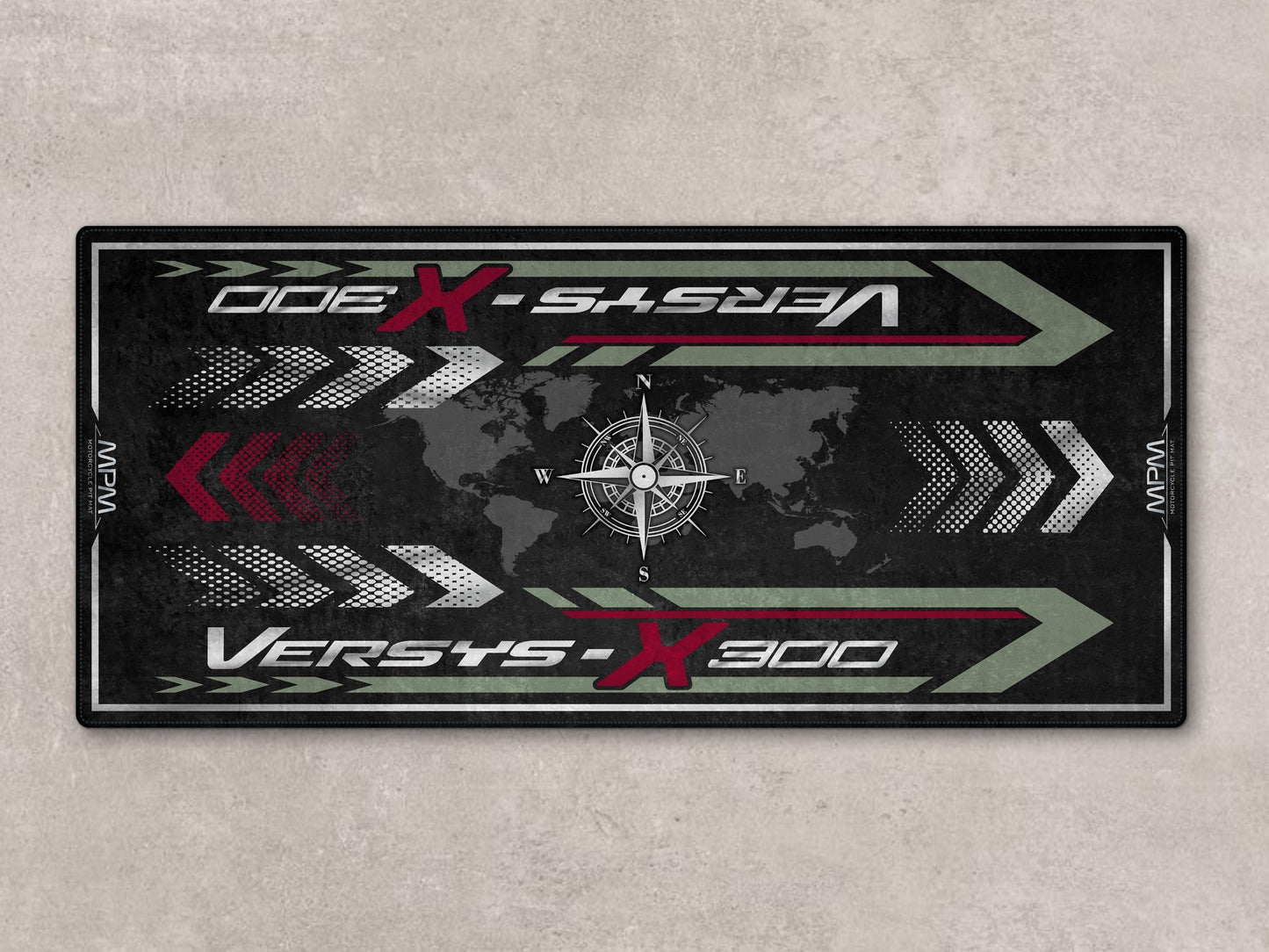 Designed Pit Mat for Kawasaki Versys-X 300 Motorcycle - MM7419