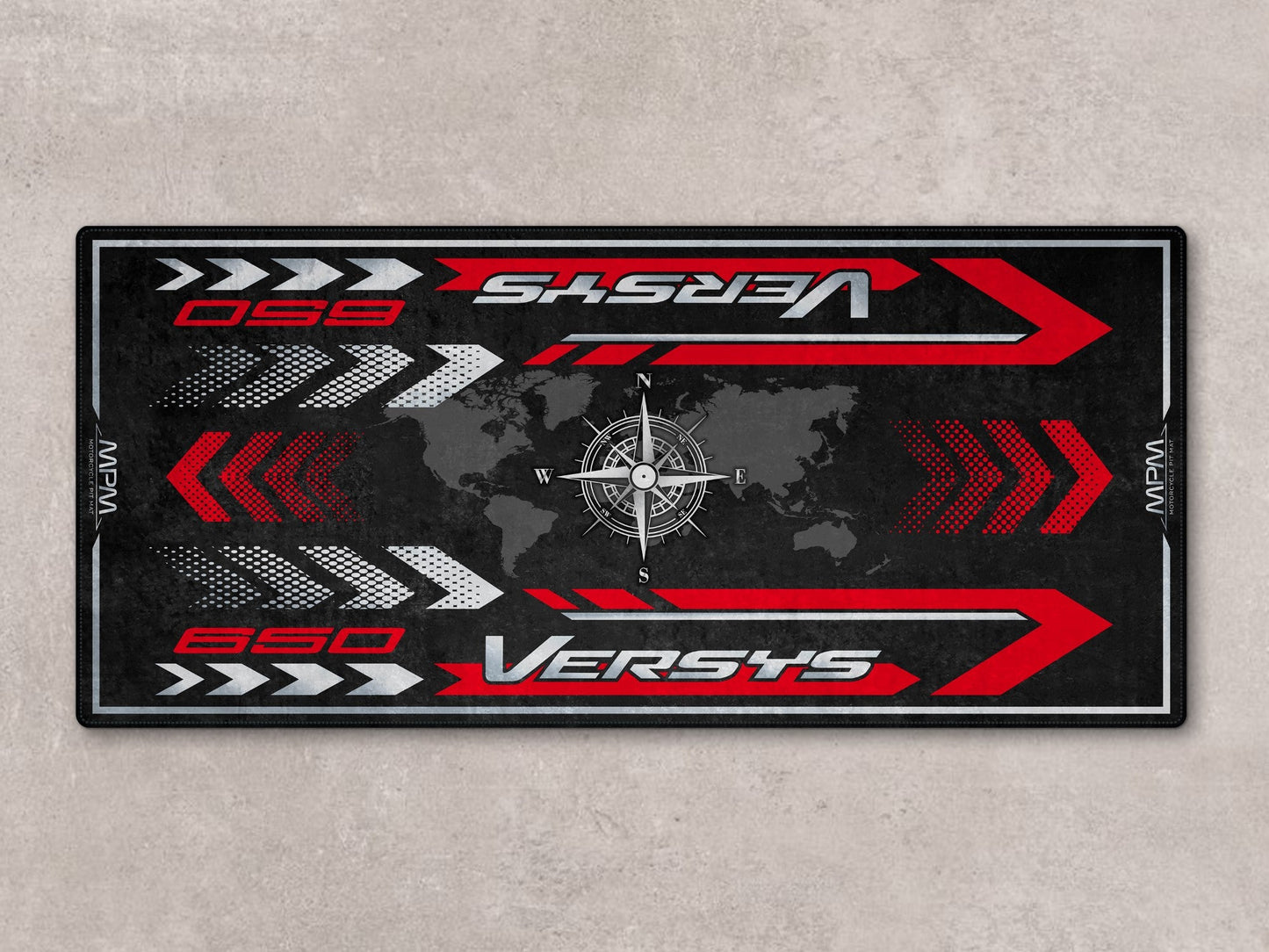 Designed Pit Mat for Kawasaki Versys 650 LT Motorcycle - MM7420