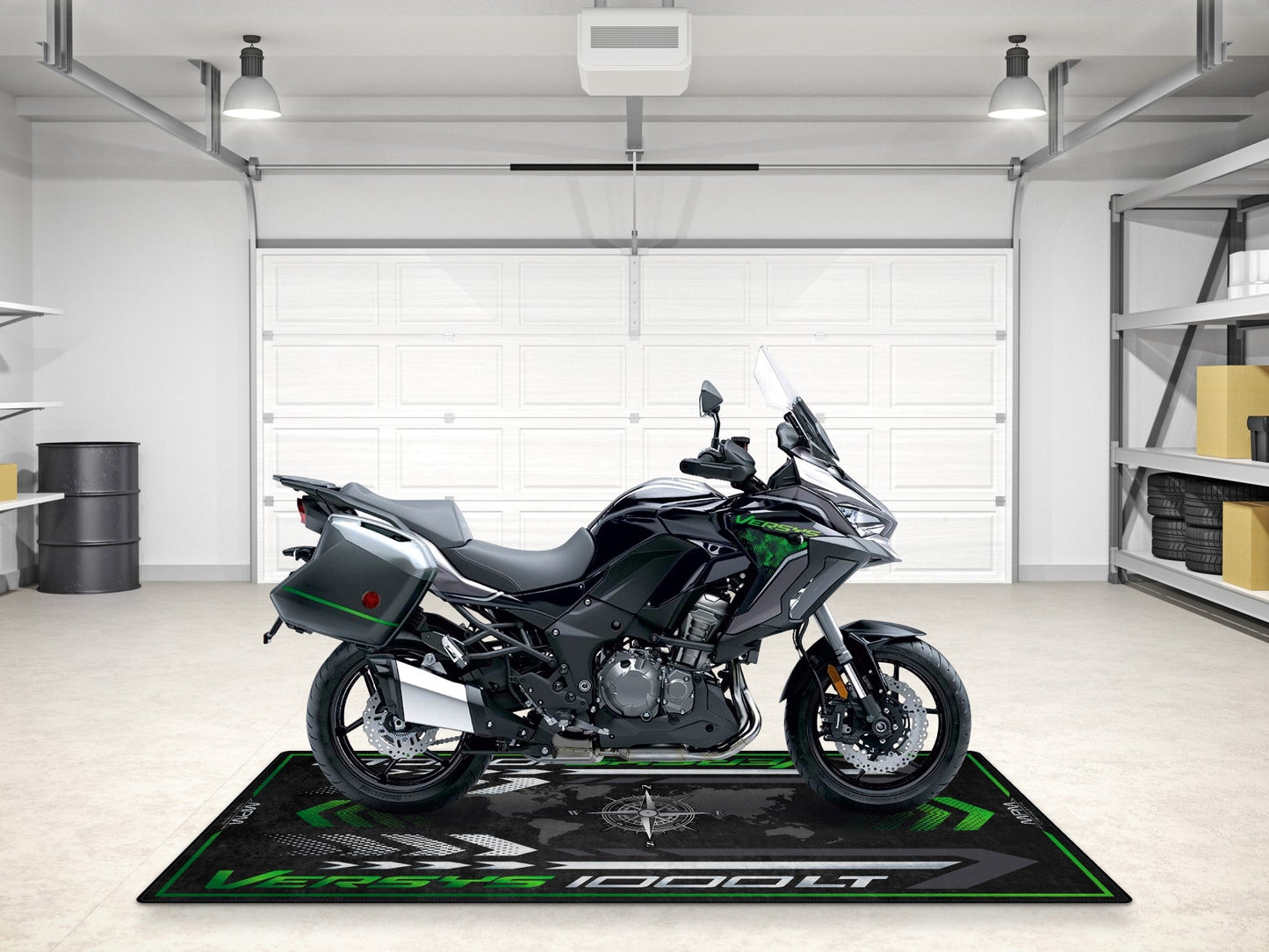 Designed Pit Mat for Kawasaki Versys 1000 SE LT+ Motorcycle - MM7421